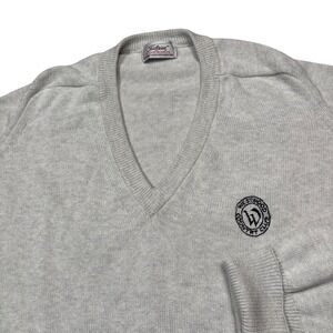 Titleist Sweater Mens XXL‎ Gray V-Neck Westwood Country Club Cotton Corbin LTD